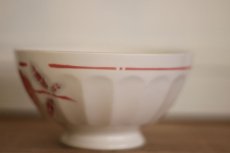 画像2: 橋本さま専用カート//Rose Cafe au lait bowl / France (2)