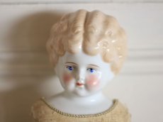 画像2: RARE!! Kestner leather body China Head Doll / 12.5in /Germany (2)