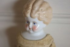 画像3: RARE!! Kestner leather body China Head Doll / 12.5in /Germany (3)