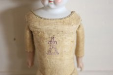 画像5: RARE!! Kestner leather body China Head Doll / 12.5in /Germany (5)