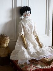 画像1: Iさま専用カートになります。//Antique Old China head doll/チャイナヘッドドール/20.5in//--sale-- (1)