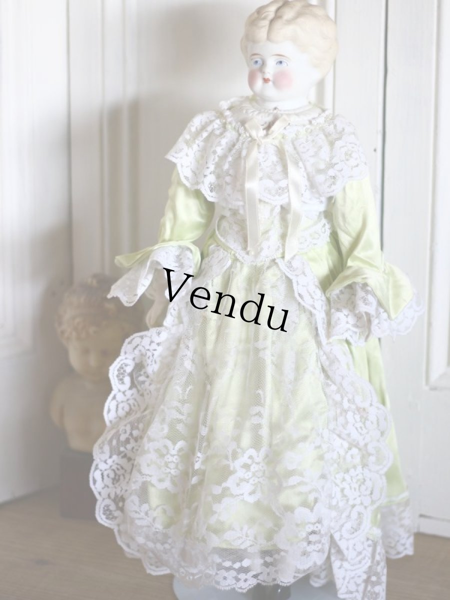 画像1: China head doll/チャイナヘッドドール/18in/47cm (1)