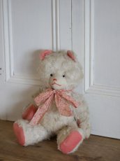 画像1: White&Pink Bear/ France (1)