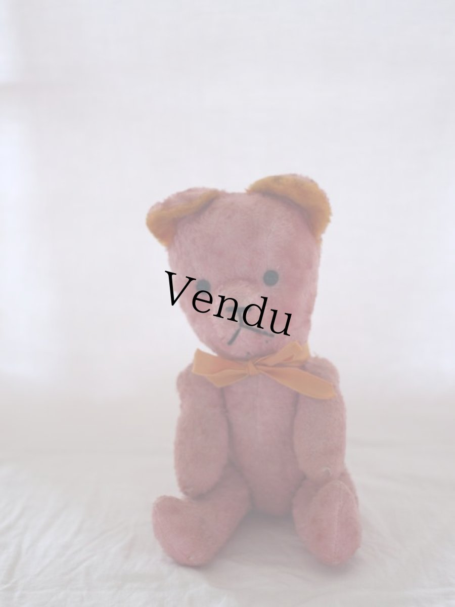 画像1: RARE!!Pink Le Jouet Paris Massy/J.P.M. Bear/size M〜L 12in 32cm/France (1)