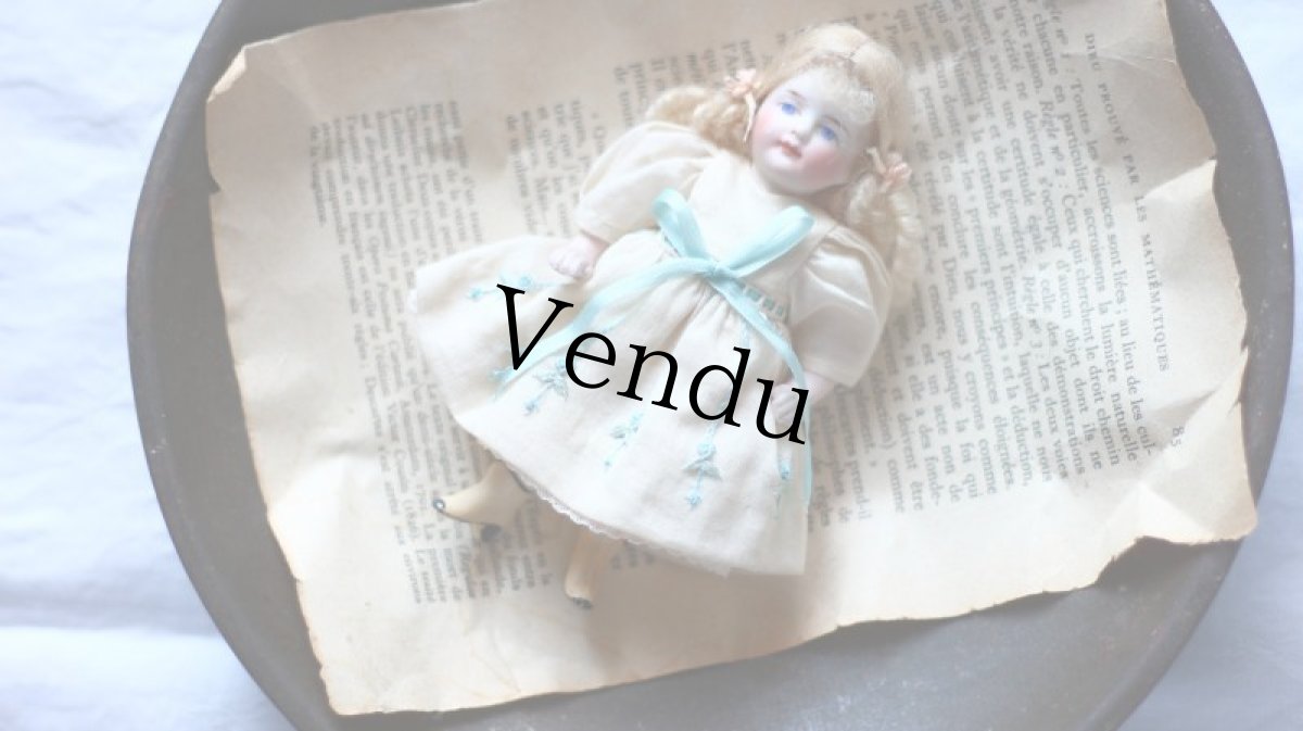 画像1: cute all bisque doll/mignonette/Germany (1)