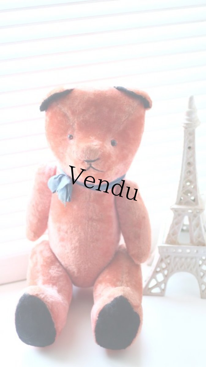 画像1: RARE!!Pink Le Jouet Paris Massy/J.P.M. Bear/size BIG LLL 50cm/France (1)