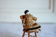 画像4: RARE!! Old Mini China head doll&Chair Set/Germany (4)