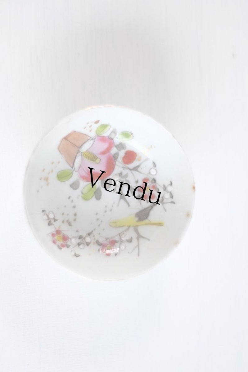 画像8: RARE!! Old Mini China head doll&小さな器 Set/Germany (8)