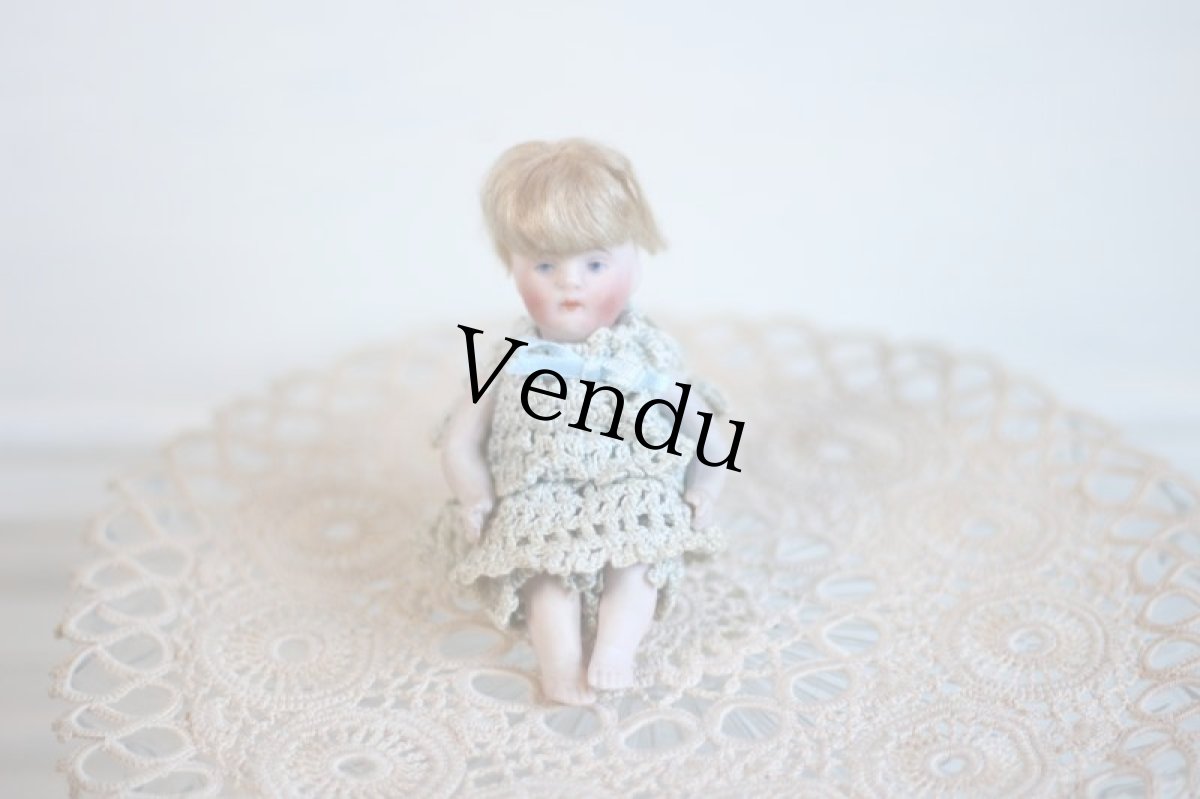 画像1: All Bisque Doll/4in/Germany (1)