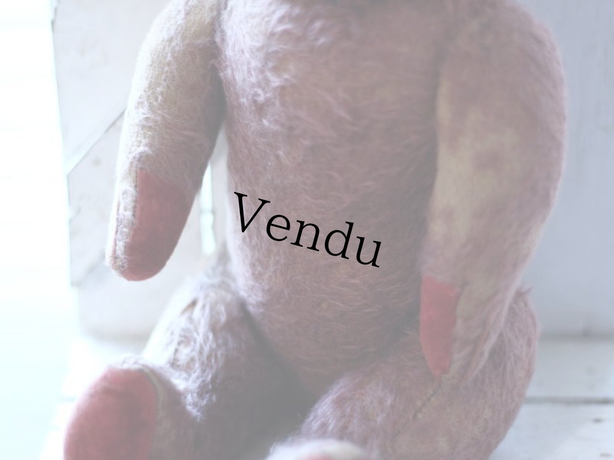 画像8: RARE !! ROSE PINK Le Jouet Paris Massy/J.P.M. Bear//15-3/4in//France (8)