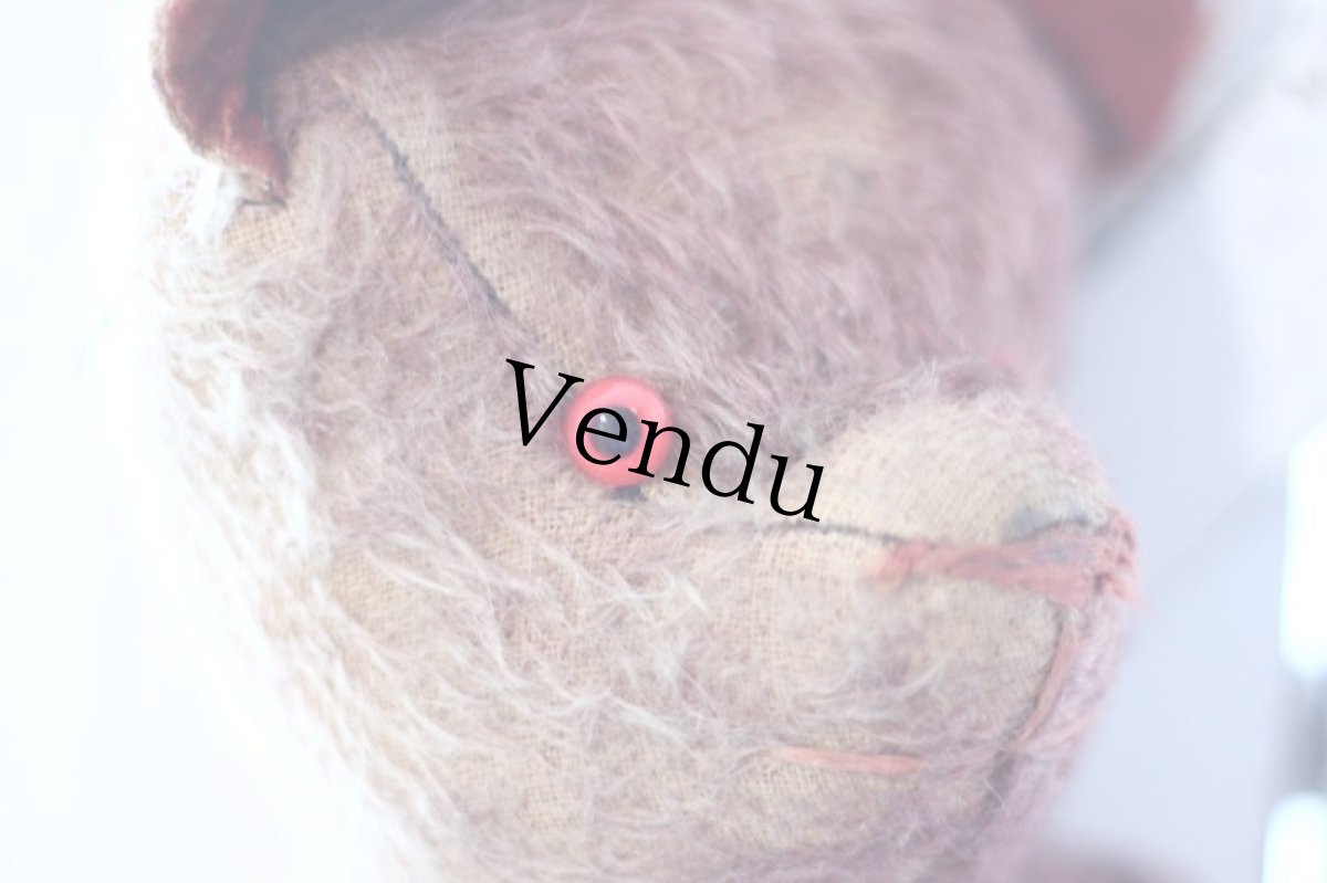 画像4: RARE !! ROSE PINK Le Jouet Paris Massy/J.P.M. Bear//15-3/4in//France (4)