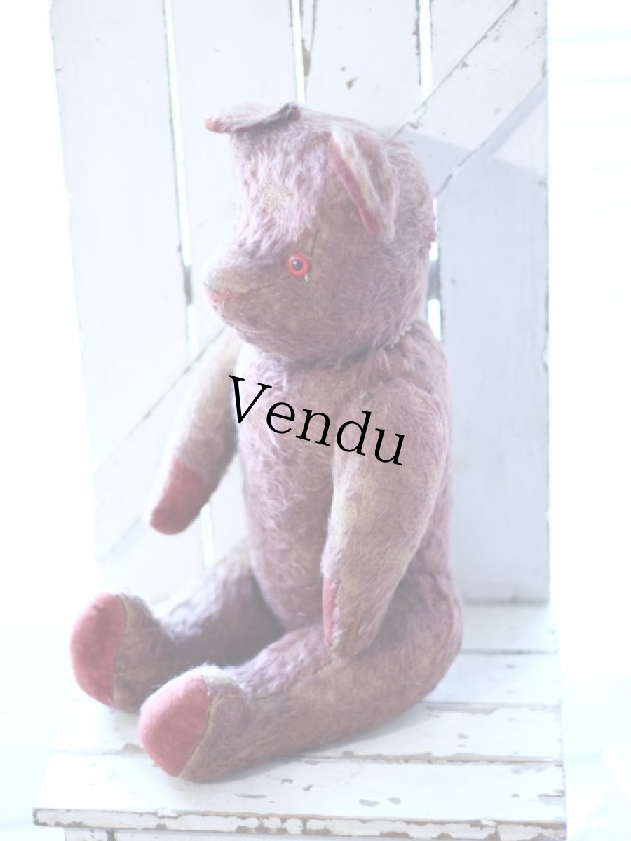 画像7: RARE !! ROSE PINK Le Jouet Paris Massy/J.P.M. Bear//15-3/4in//France (7)