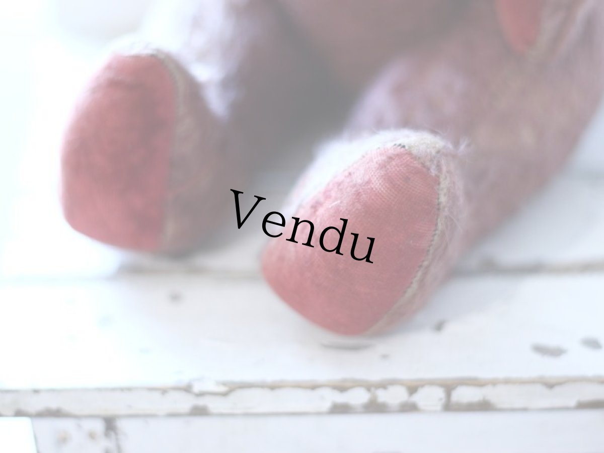 画像10: RARE !! ROSE PINK Le Jouet Paris Massy/J.P.M. Bear//15-3/4in//France (10)