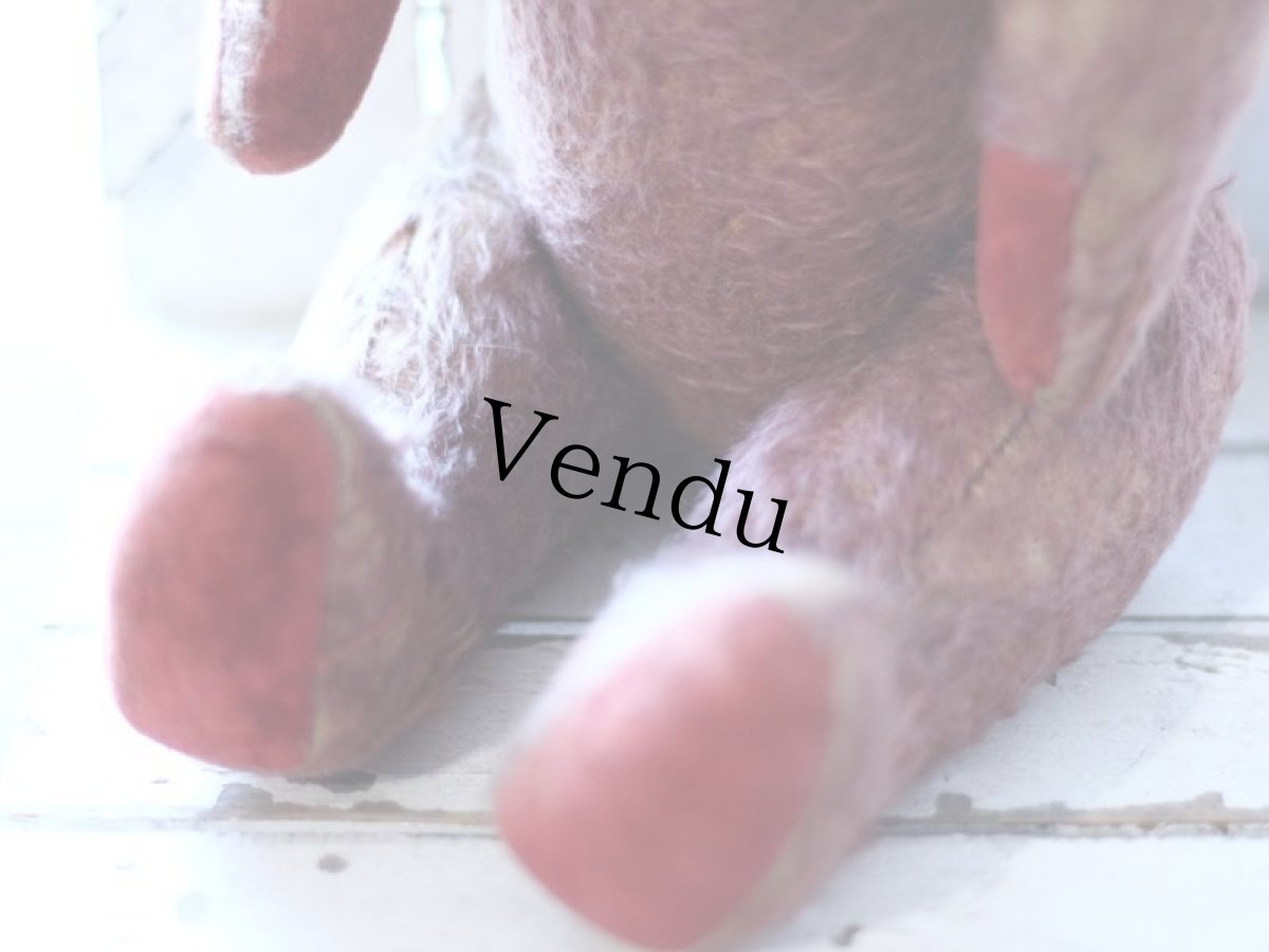 画像9: RARE !! ROSE PINK Le Jouet Paris Massy/J.P.M. Bear//15-3/4in//France (9)