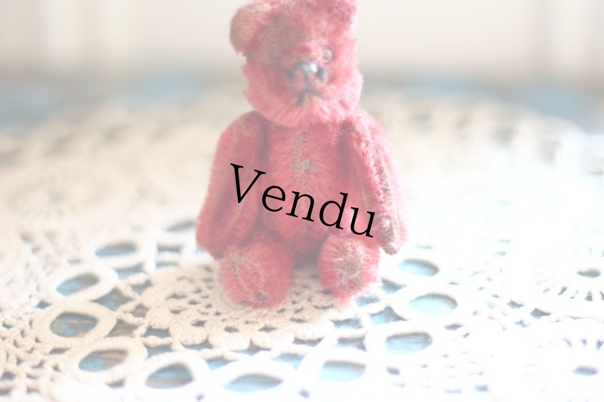 画像3: RARE !! ROSE Schuco bear /3.5in (3)