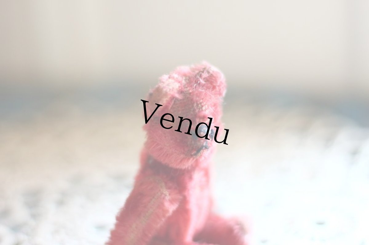 画像9: RARE !! ROSE Schuco bear /3.5in (9)