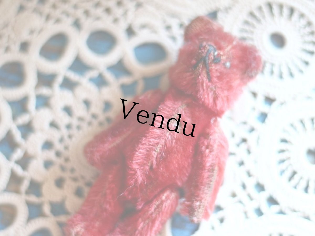 画像8: RARE !! ROSE Schuco bear /3.5in (8)