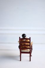 画像6: Old Mini China head doll&Chair Set/Germany (6)