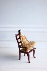 画像5: Old Mini China head doll&Chair Set/Germany (5)