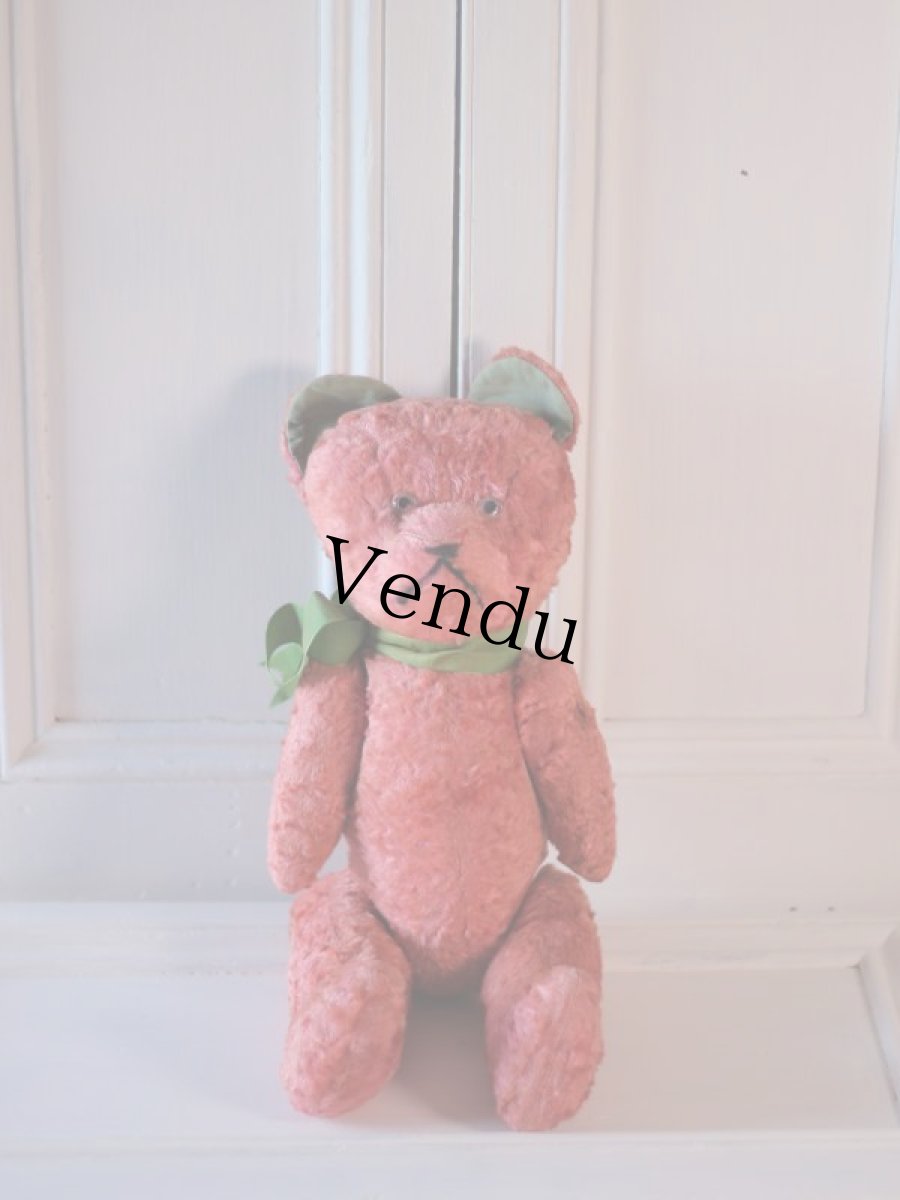 画像1: RARE!!! PINK JPM /Le Jouet Paris Massy/J.P.M. Bear/41cm//France (1)