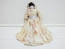 画像1: RARE!!Hertwig China head doll/Body print//チャイナヘッドドール// 9in (1)