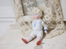 画像4: Hertwig All Bisque Doll //sailor blue ribbon//4.5in (4)