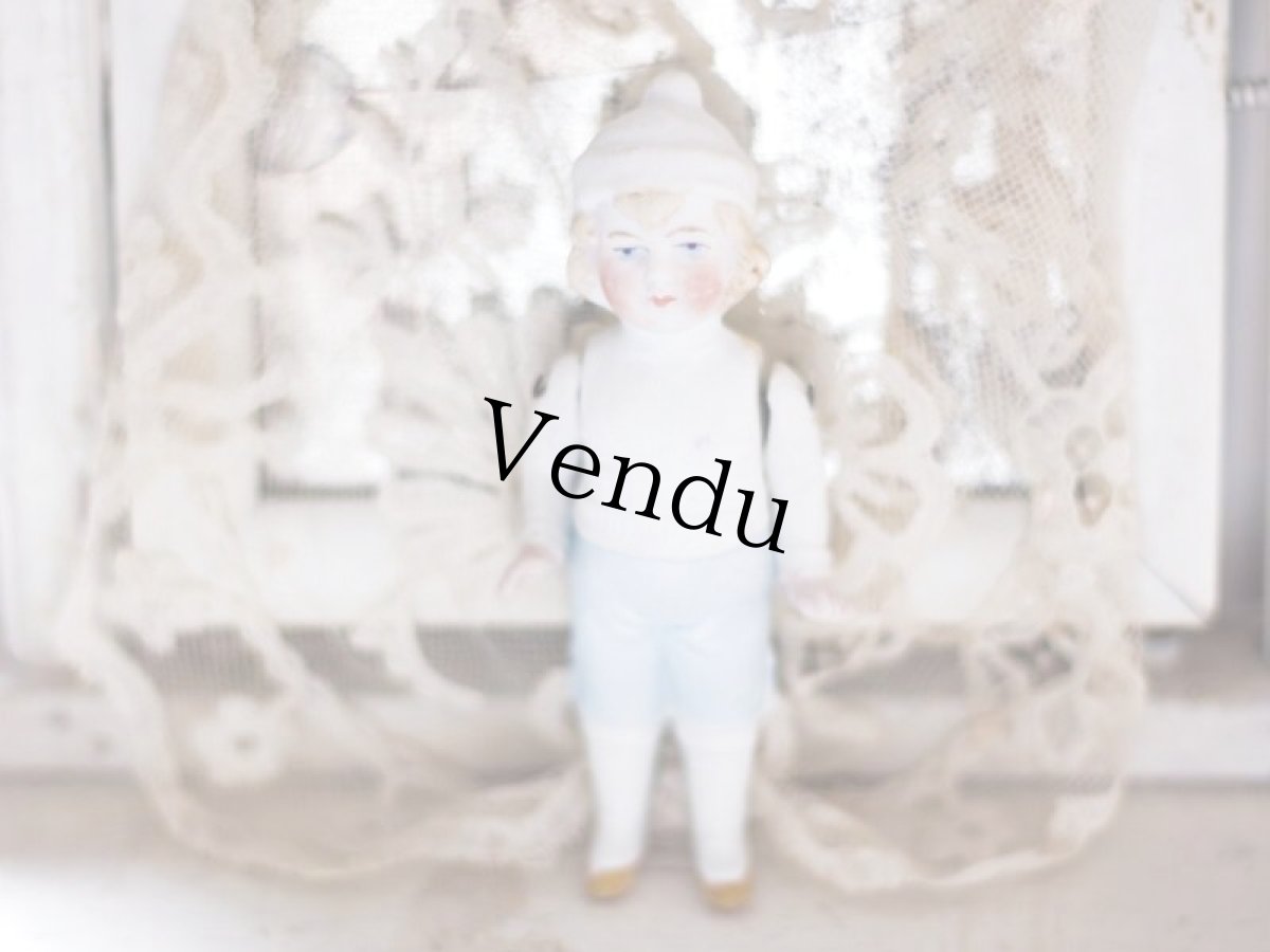 画像1: Hertwig All Bisque Doll //4.5in (1)