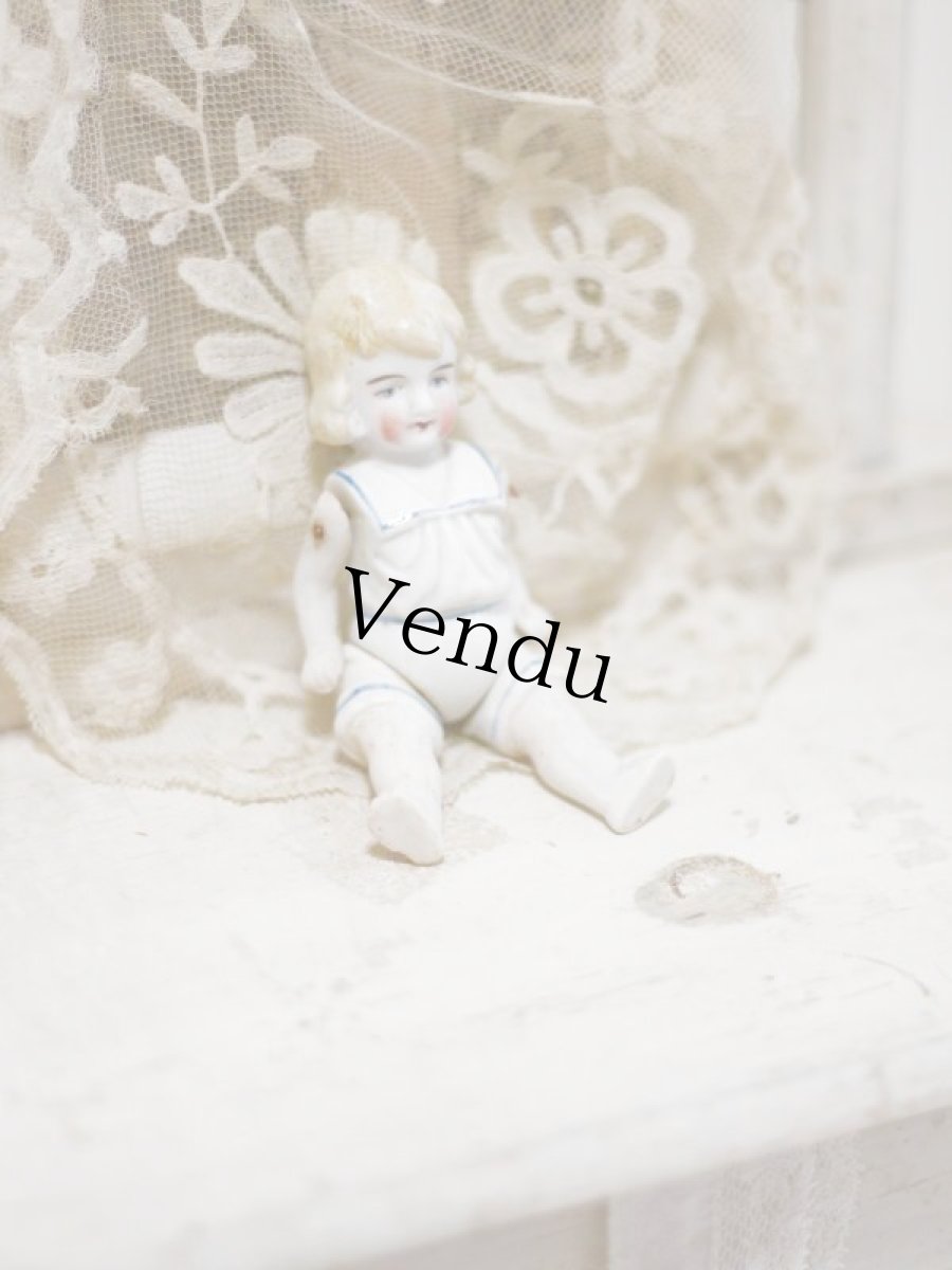 画像3: Hertwig All Bisque Doll //sailor//4in (3)