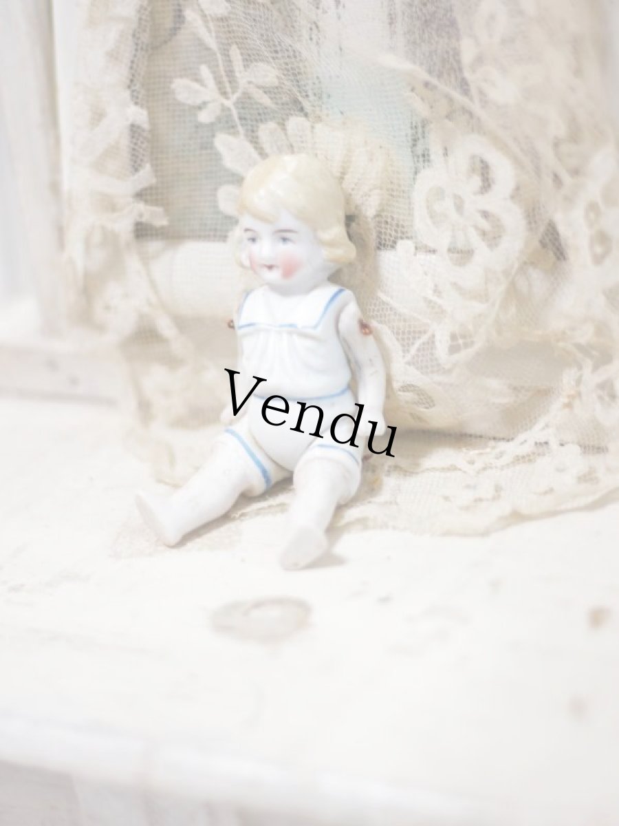 画像4: Hertwig All Bisque Doll //sailor//4in (4)