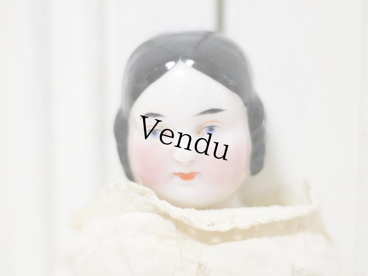 画像2: RARE!! Classic China head doll/Humpty Dumpty Doll Hospital/12.5in (2)