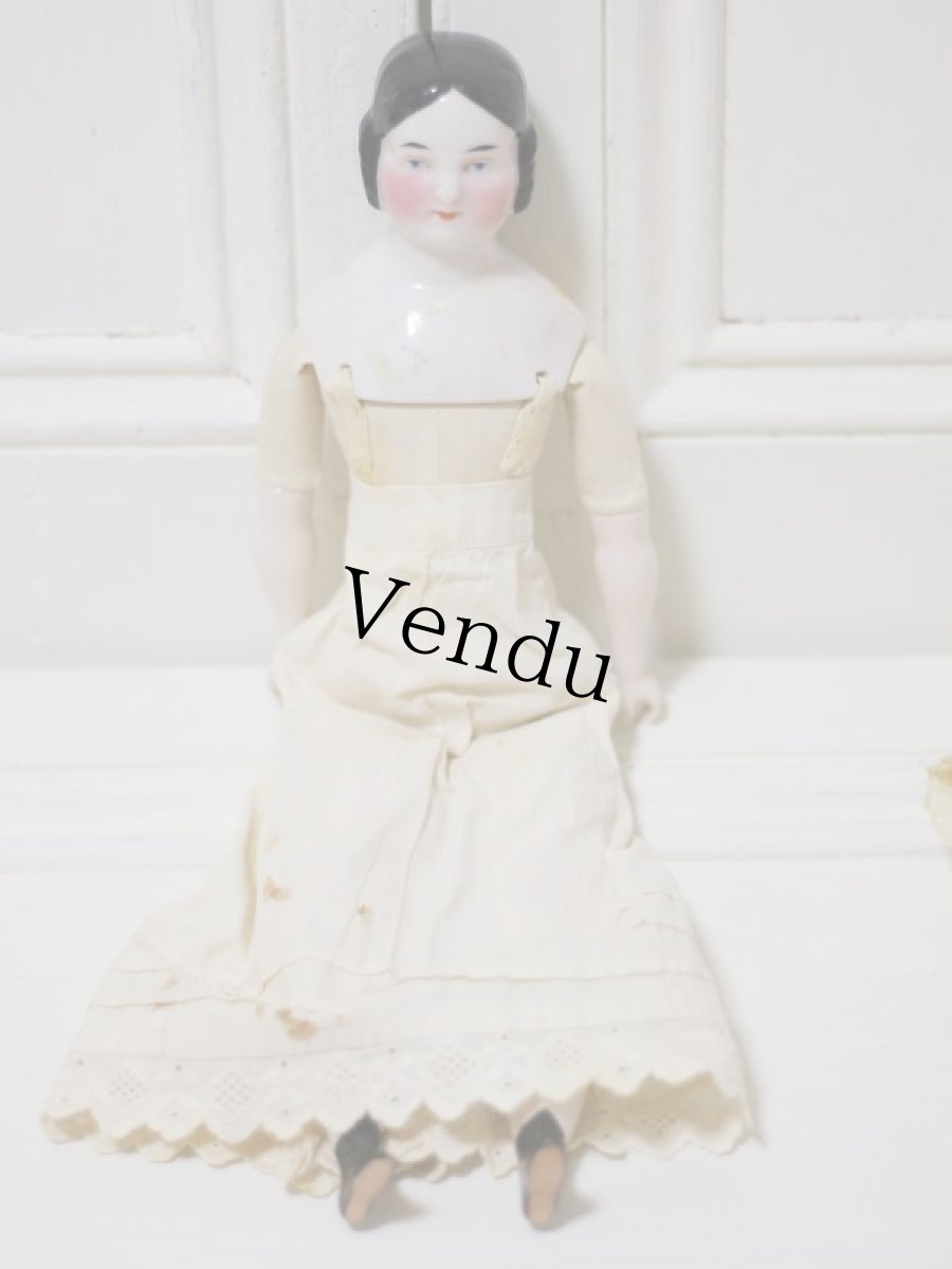 画像9: RARE!! Classic China head doll/Humpty Dumpty Doll Hospital/12.5in (9)