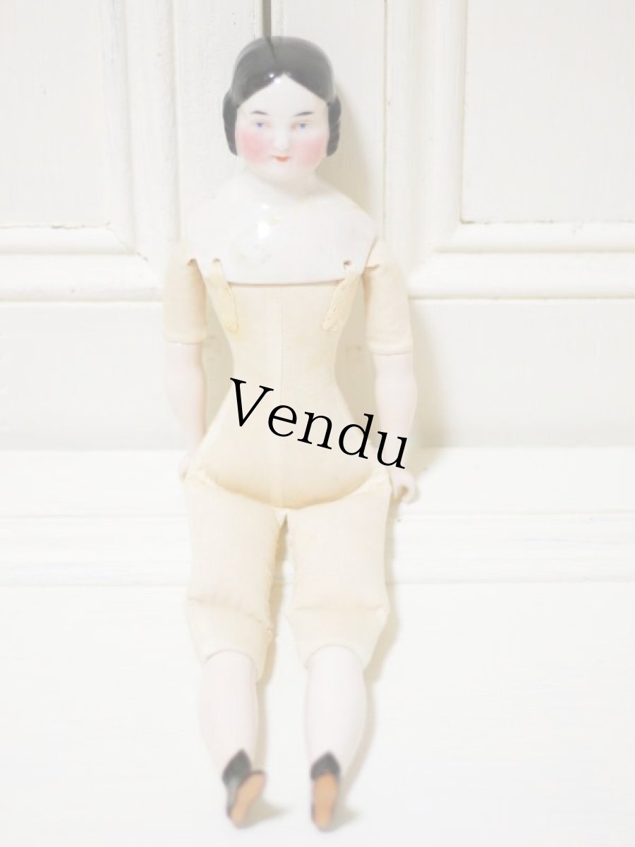 画像10: RARE!! Classic China head doll/Humpty Dumpty Doll Hospital/12.5in (10)