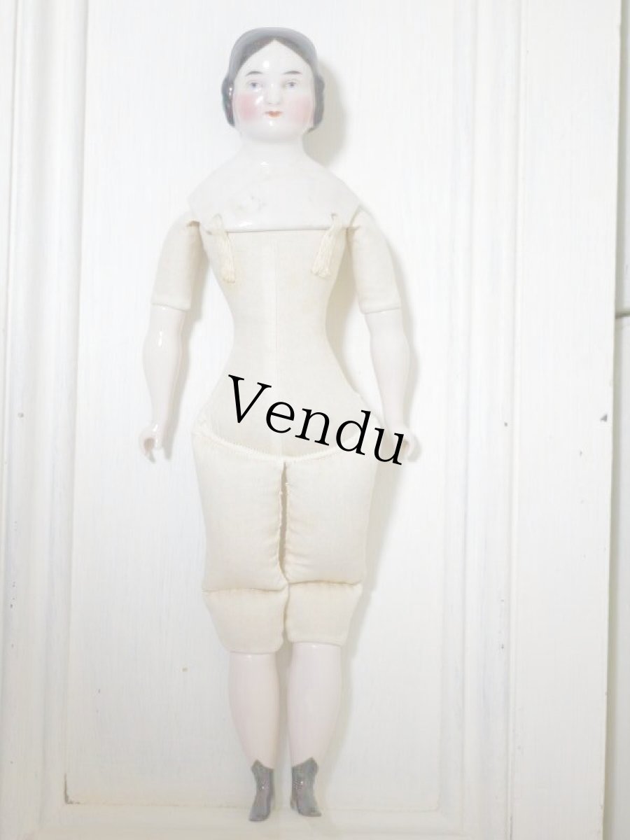 画像11: RARE!! Classic China head doll/Humpty Dumpty Doll Hospital/12.5in (11)