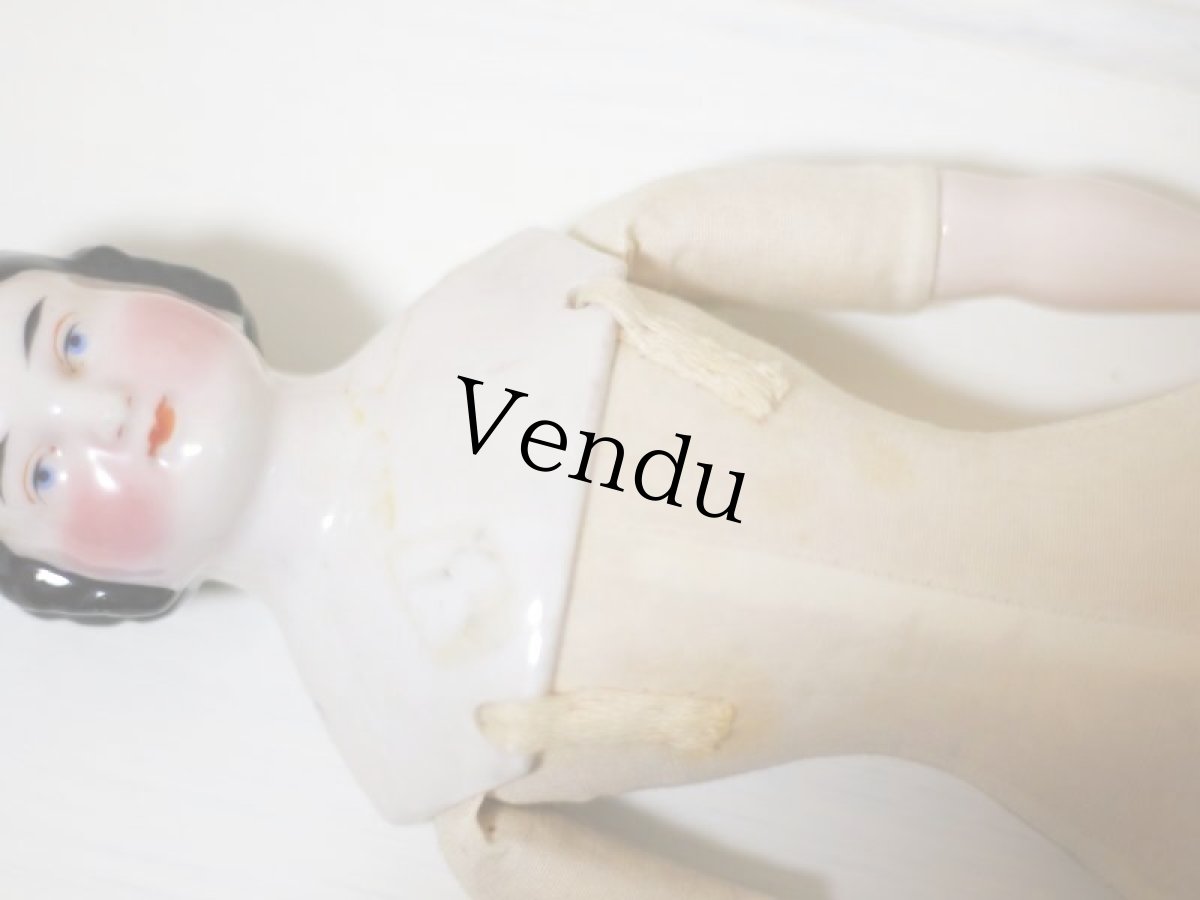 画像13: RARE!! Classic China head doll/Humpty Dumpty Doll Hospital/12.5in (13)