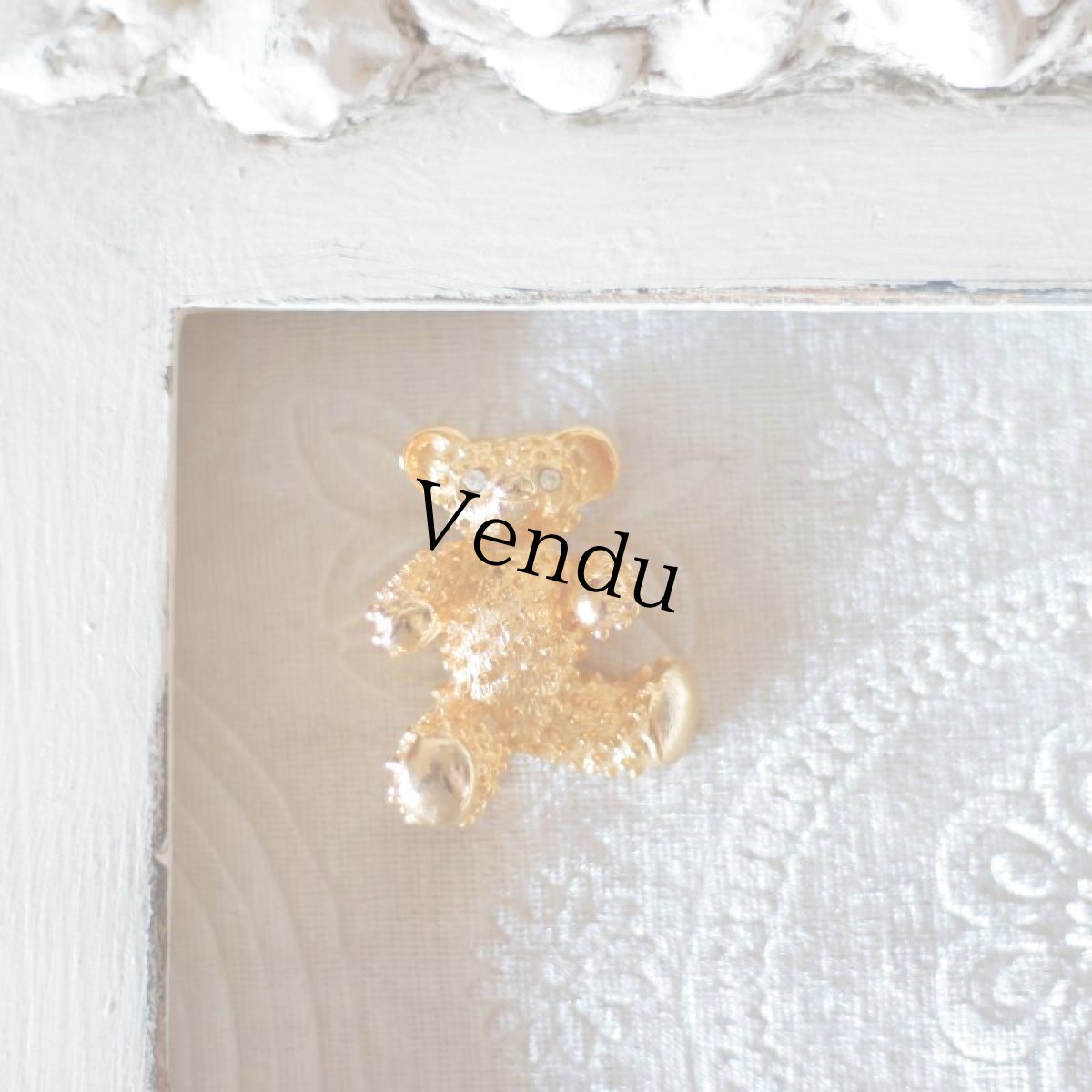 画像4: アンティークベアブローチ (4)