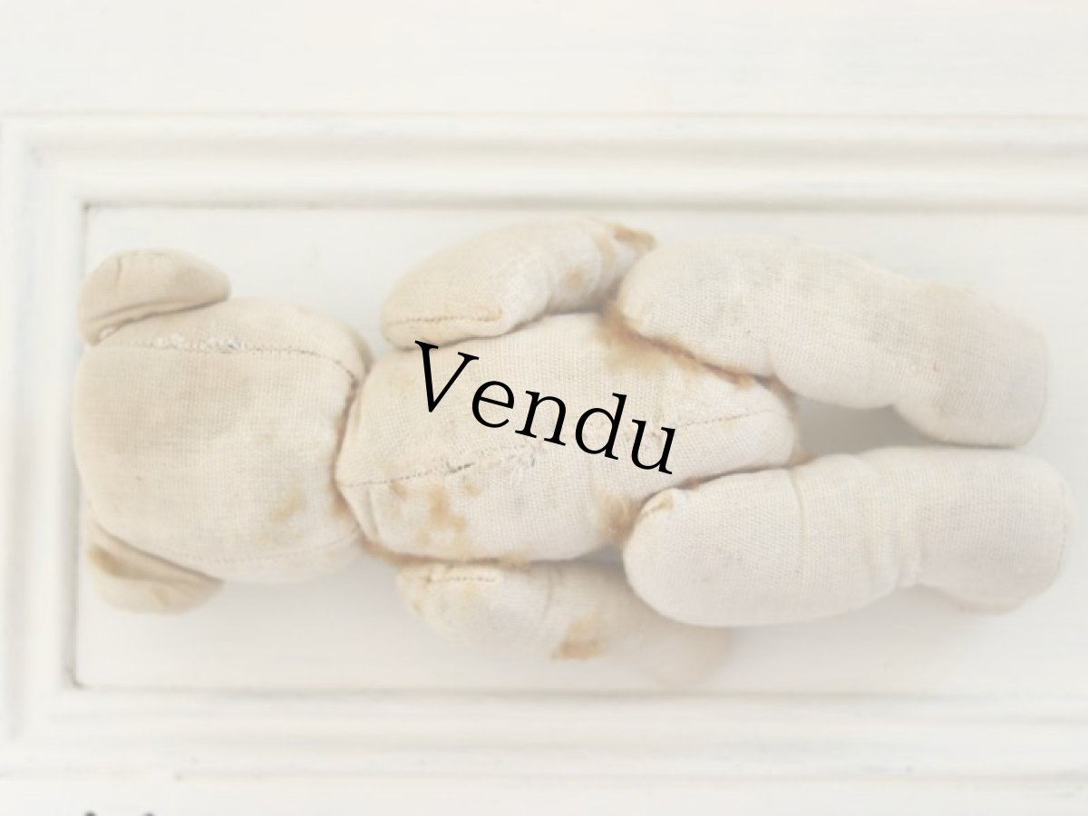 画像10: antique french bear //11-3/4in (10)