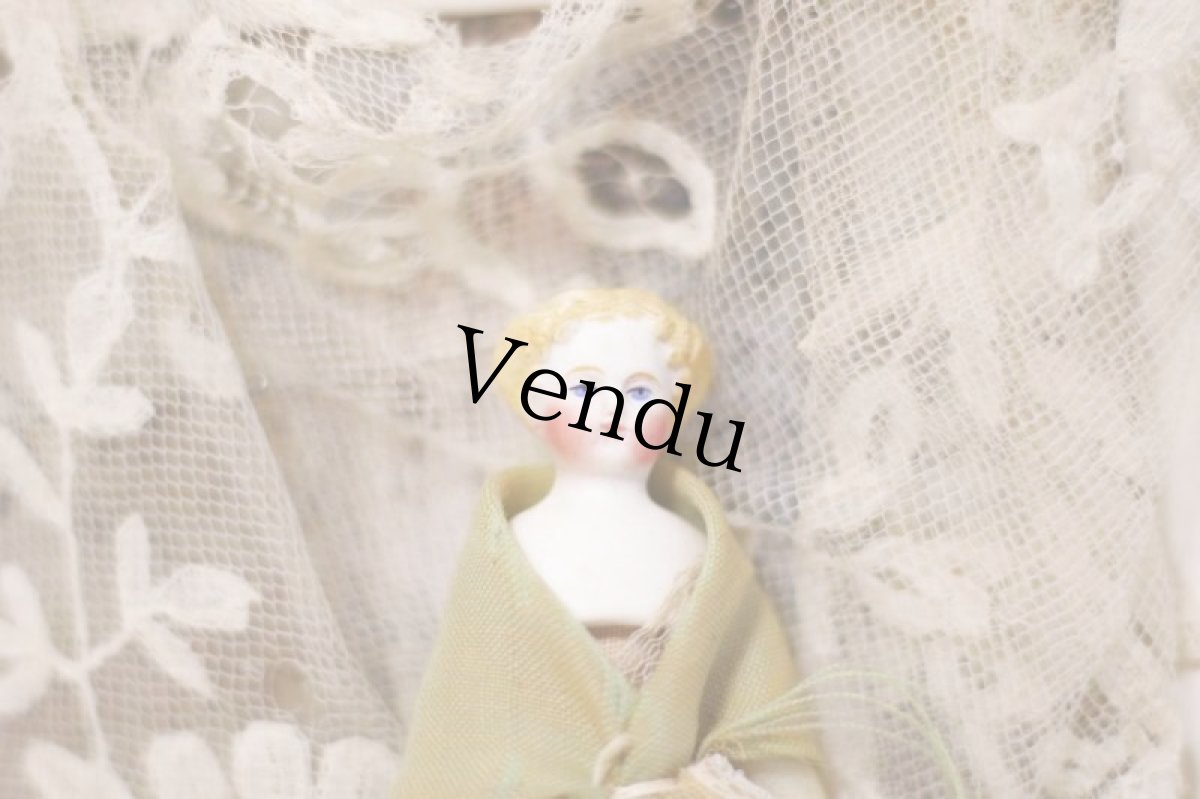 画像2: RARE!! China head doll //4.5in (2)