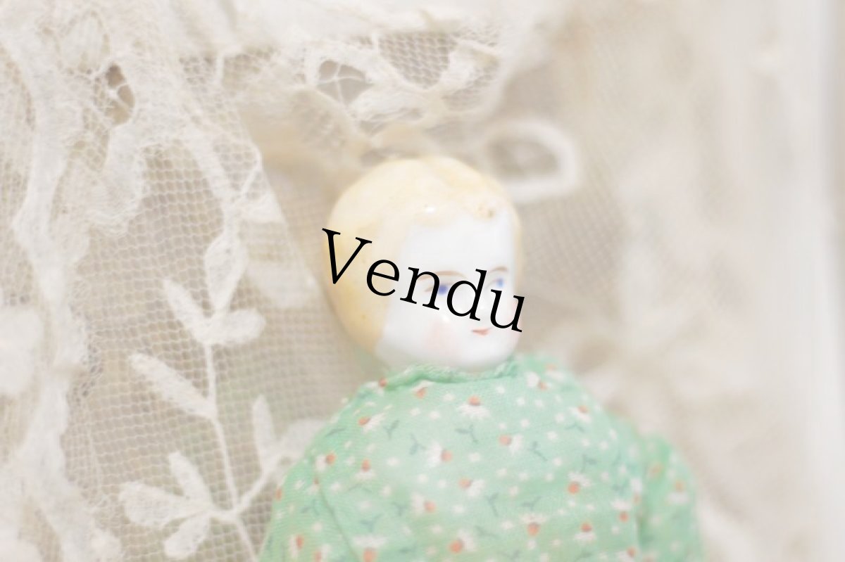画像5: China head doll //8-1/4in (5)