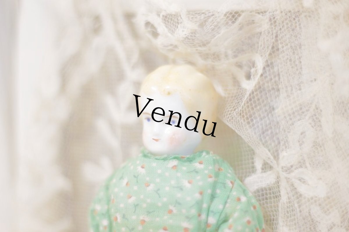 画像6: China head doll //8-1/4in (6)
