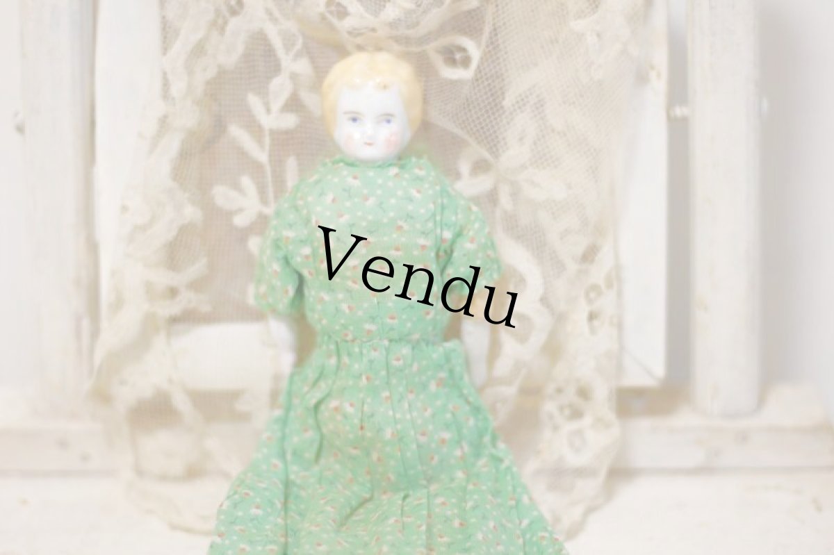 画像7: China head doll //8-1/4in (7)