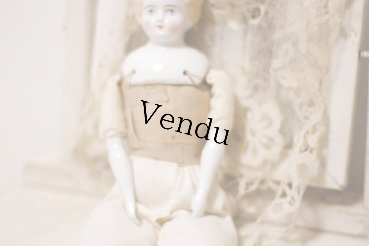 画像6: China head doll //9.5in (6)