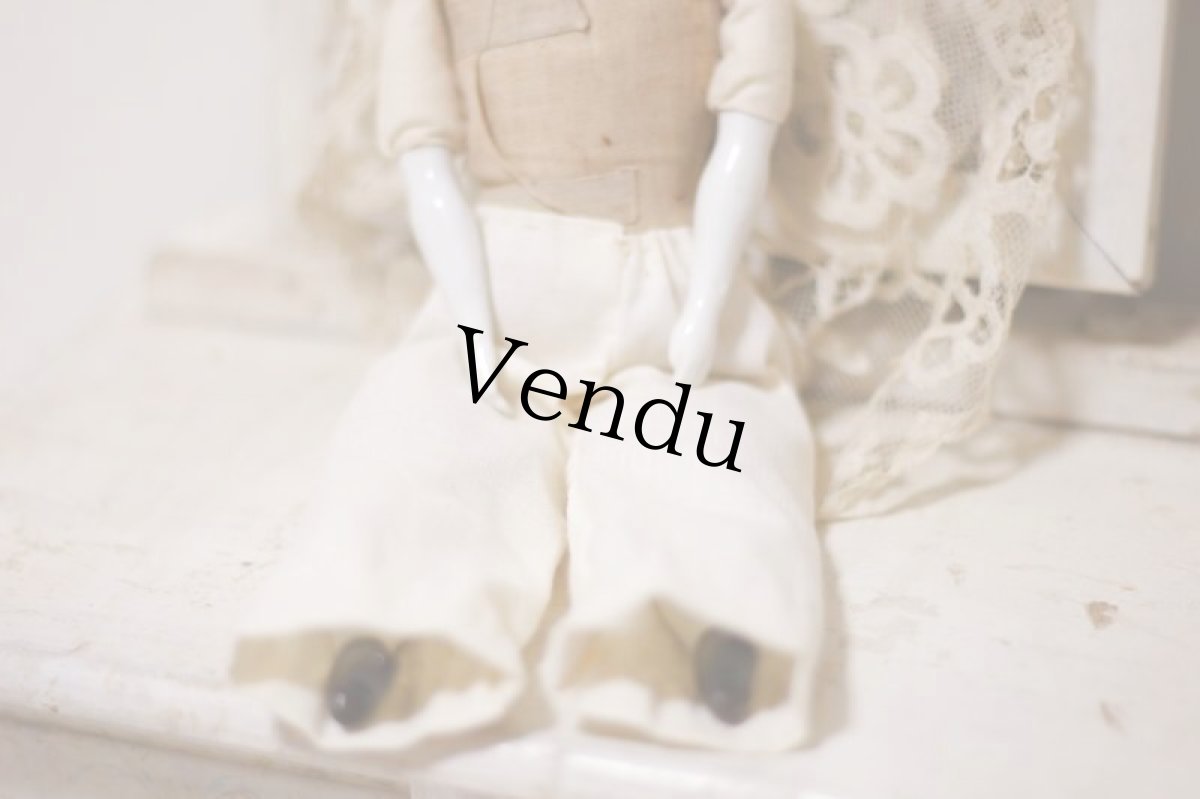 画像7: China head doll //9.5in (7)