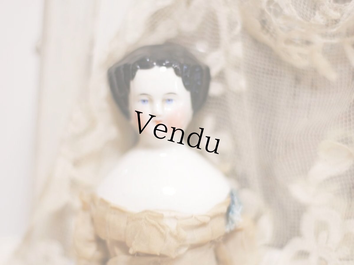 画像7: Rare!Classic China head doll //8in (7)