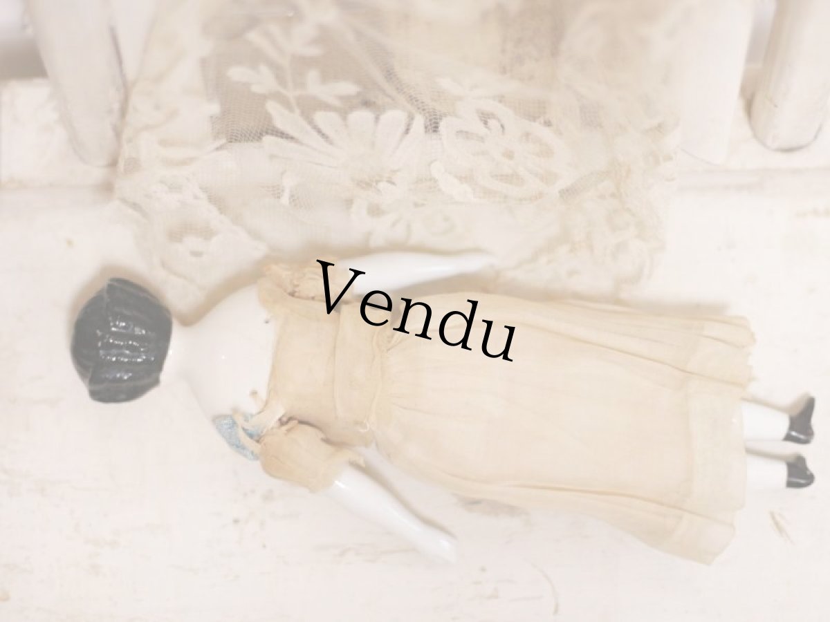 画像12: Rare!Classic China head doll //8in (12)