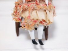画像7: Rare!Classic China head doll & Chair SET //9.5in (7)