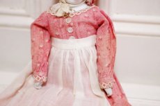 画像5: Rare!Blouse shoulder & Pink boots Hertwig China head doll  //13.5in (5)