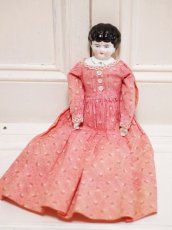 画像9: Rare!Blouse shoulder & Pink boots Hertwig China head doll  //13.5in (9)