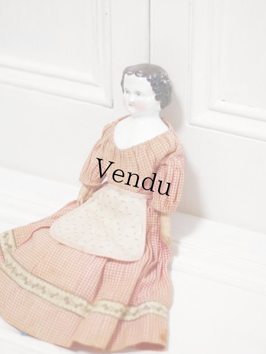 画像4: Classic hear China head doll //11in (4)