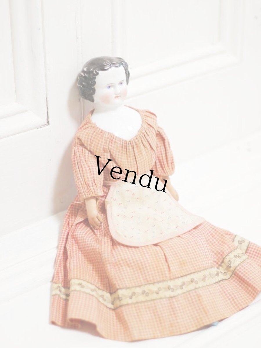 画像3: Classic hear China head doll //11in (3)