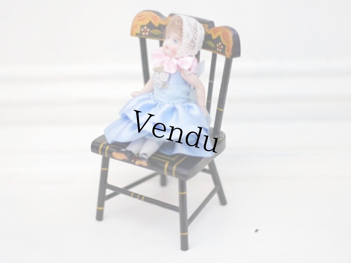 画像4: mignonette chair set G/all bisque//France蚤の市 (4)